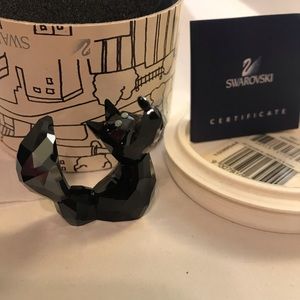 NIB Swarovski Dark Crystal Fox